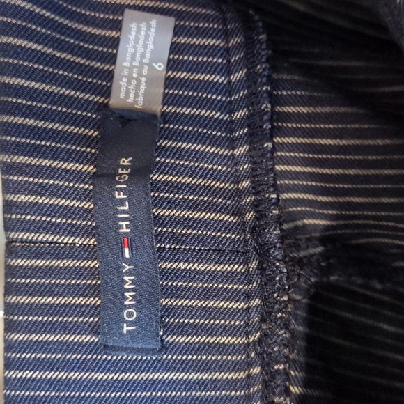 Tommy Hilfiger Blue Striped Pants - Picture 4 of 4